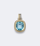 David Yurman DY Mercer® 18kt gold and sterling silver pendant with topaz and diamonds