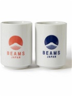 By Japan - Beams Japan Set of Two Glazed Porcelain Cups