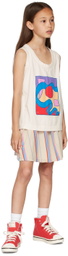 Repose AMS Kids Beige Stripe Skirt