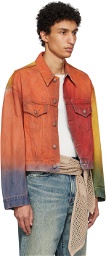 R13 Multicolor Eli Denim Jacket