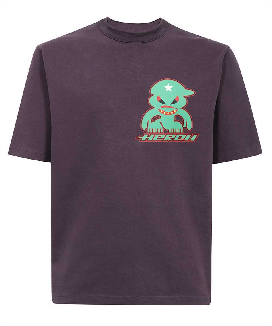 Heron Preston Black 'Preston Racing' T-Shirt Heron Preston