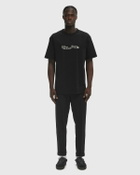 ØLÅF ZIGZAG WAVY DRIFT TEE Black Mens Shortsleefe