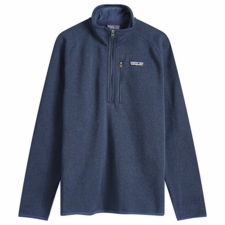 Photo: Patagonia Men's Better Sweater 1/4 Zip Jacket in New Navy