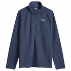 Patagonia Men's Better Sweater 1/4 Zip Jacket in New Navy