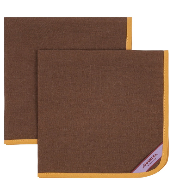 Photo: La DoubleJ Rainbow Chocolate Large set of 2 napkins