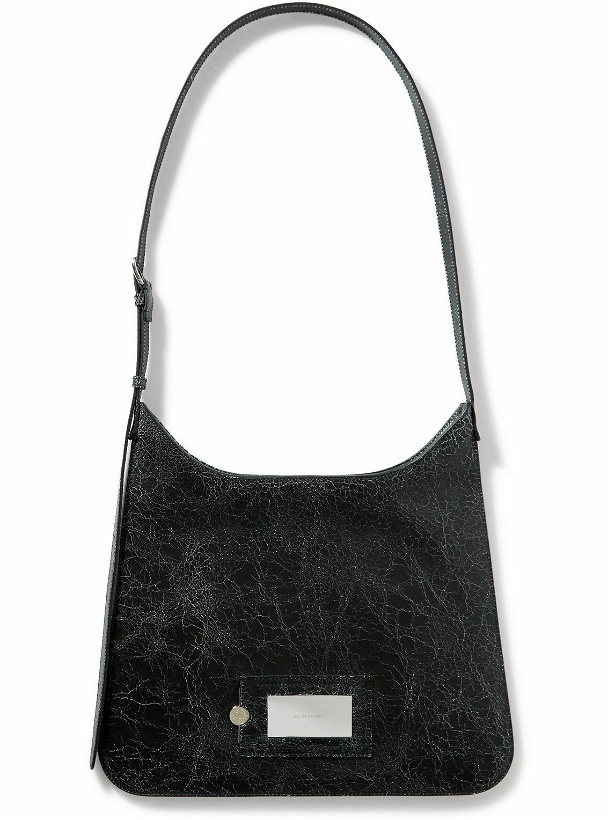 Photo: Acne Studios - Platt Cracked-Leather Messenger Bag