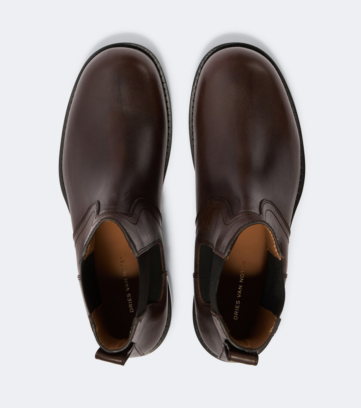 Dries Van Noten Leather Chelsea boots