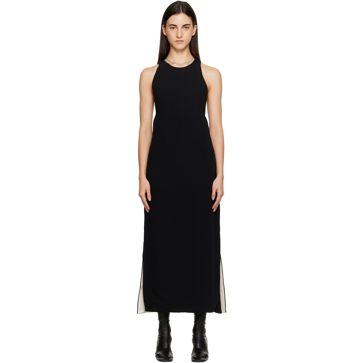 TOTEME Black Racerback Maxi Dress