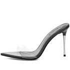 Femme LA Women's Azucar Slip On Heel in Noir Black