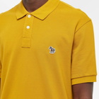 Paul Smith Men's Regular Fit Zebra Polo Shirt in Yellow
