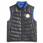 Moncler Men's Shiny Menelao Vest in Black