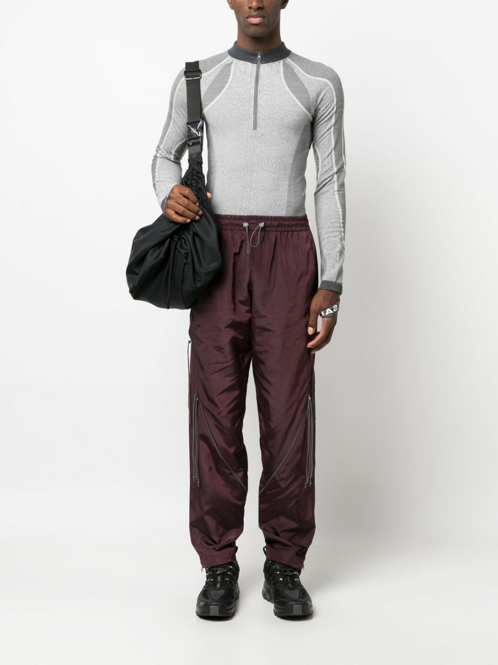 Saul Nash Red Drawstring Track Pants
