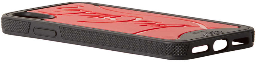 Christian Louboutin Black & Red Loubiphone Sneakers iPhone X/XS Case