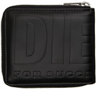 Diesel Black Hiresh XS Zippi Wallet