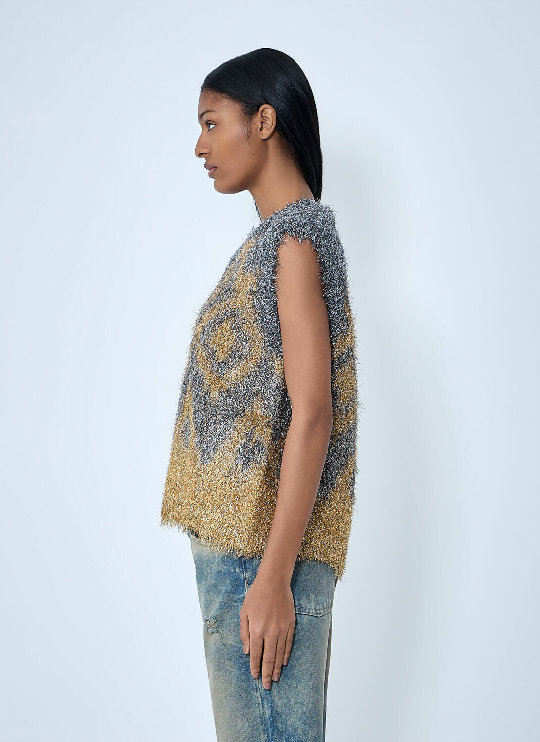 Acne Studios Textured Sleeveless Knit Top