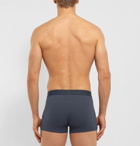 Sunspel - Two-Pack Stretch-Cotton Boxer Briefs - Navy