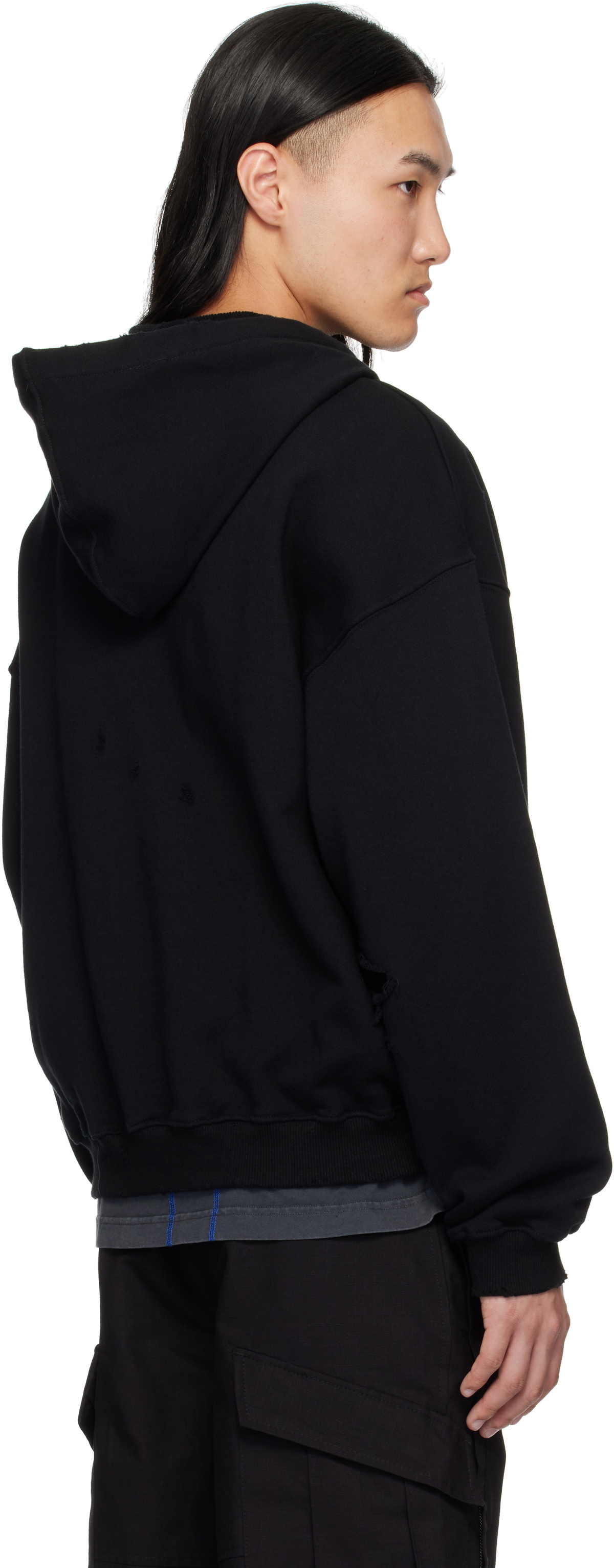 FFFPOSTALSERVICE Black Reia Hooded Parachute Jacket