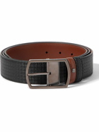 Serapian - Reversible Stepan Coated-Canvas and Leather Belt