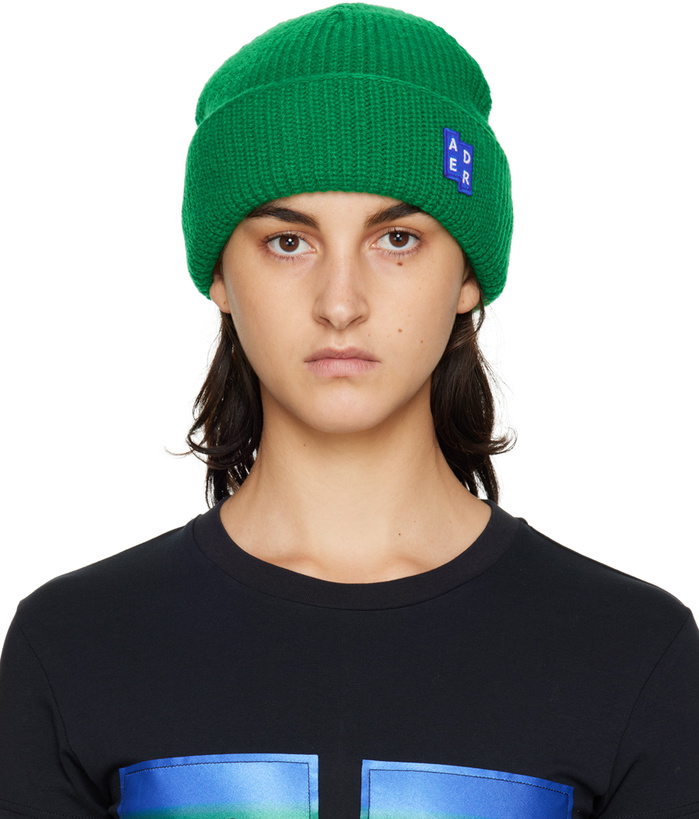 Photo: ADER error Green Logo Beanie