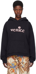 ERL Black 'Venice' Hoodie