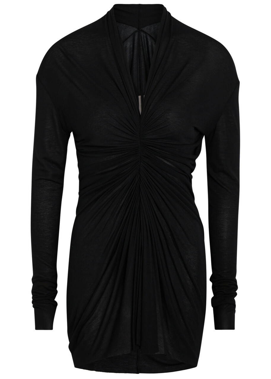 Rick Owens Radiance Ruched Jersey top Black