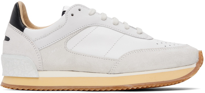 Photo: Spalwart White & Gray Dash Sneakers