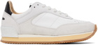 Spalwart White & Gray Dash Sneakers