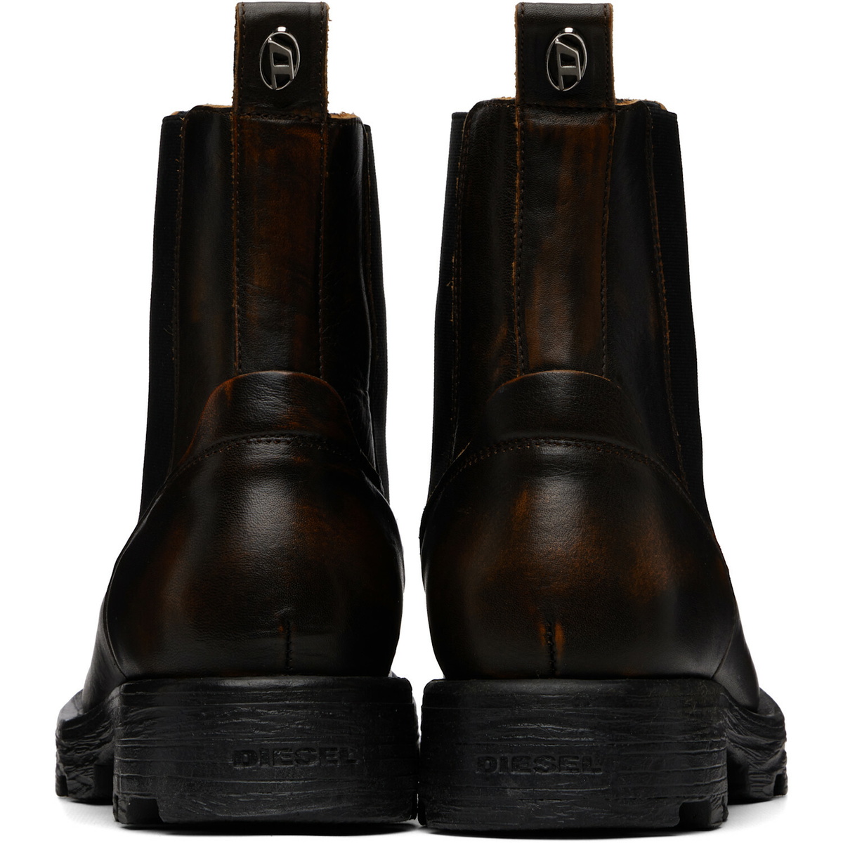 Diesel Brown D-Hammer-Chelsea Boots
