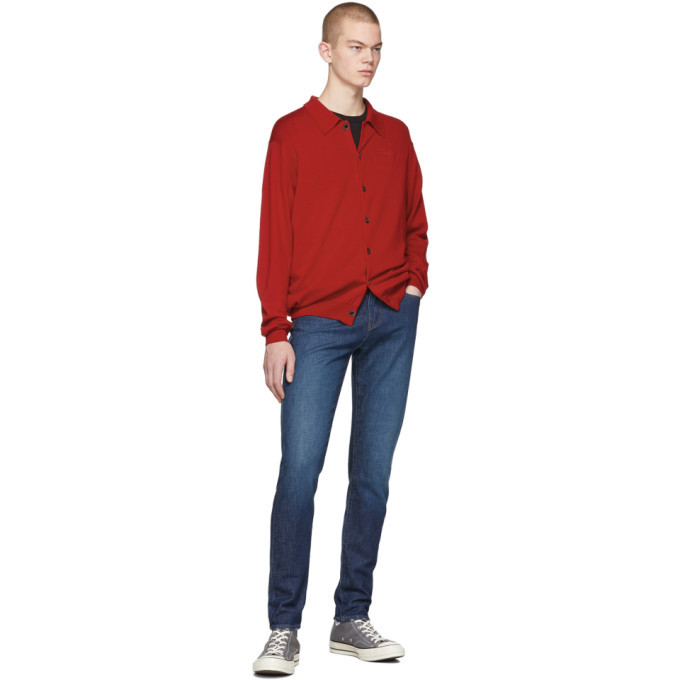 Second/Layer Red B-Side Cardigan Second/Layer