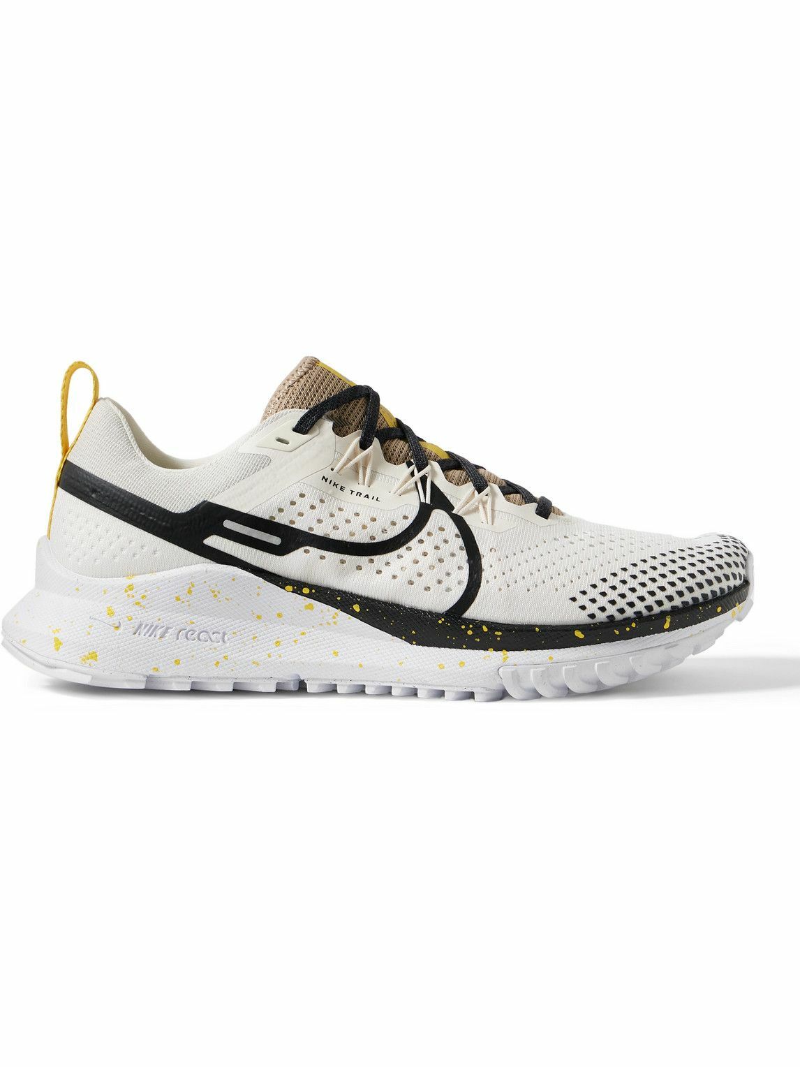 Nike Running - React Pegasus Trail 4 Rubber-Trimmed Mesh Running ...