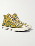 CONVERSE - Chuck 70 Paisley-Print Canvas High-Top Sneakers - Yellow
