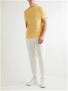 Kingsman - Logo-Embroidered Pima Cotton-Jersey T-Shirt - Yellow