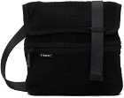 BYBORRE Black Knit Messenger Bag