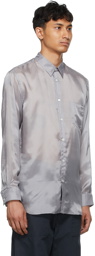 Comme des Garçons Shirt Grey Satin Forever Shirt