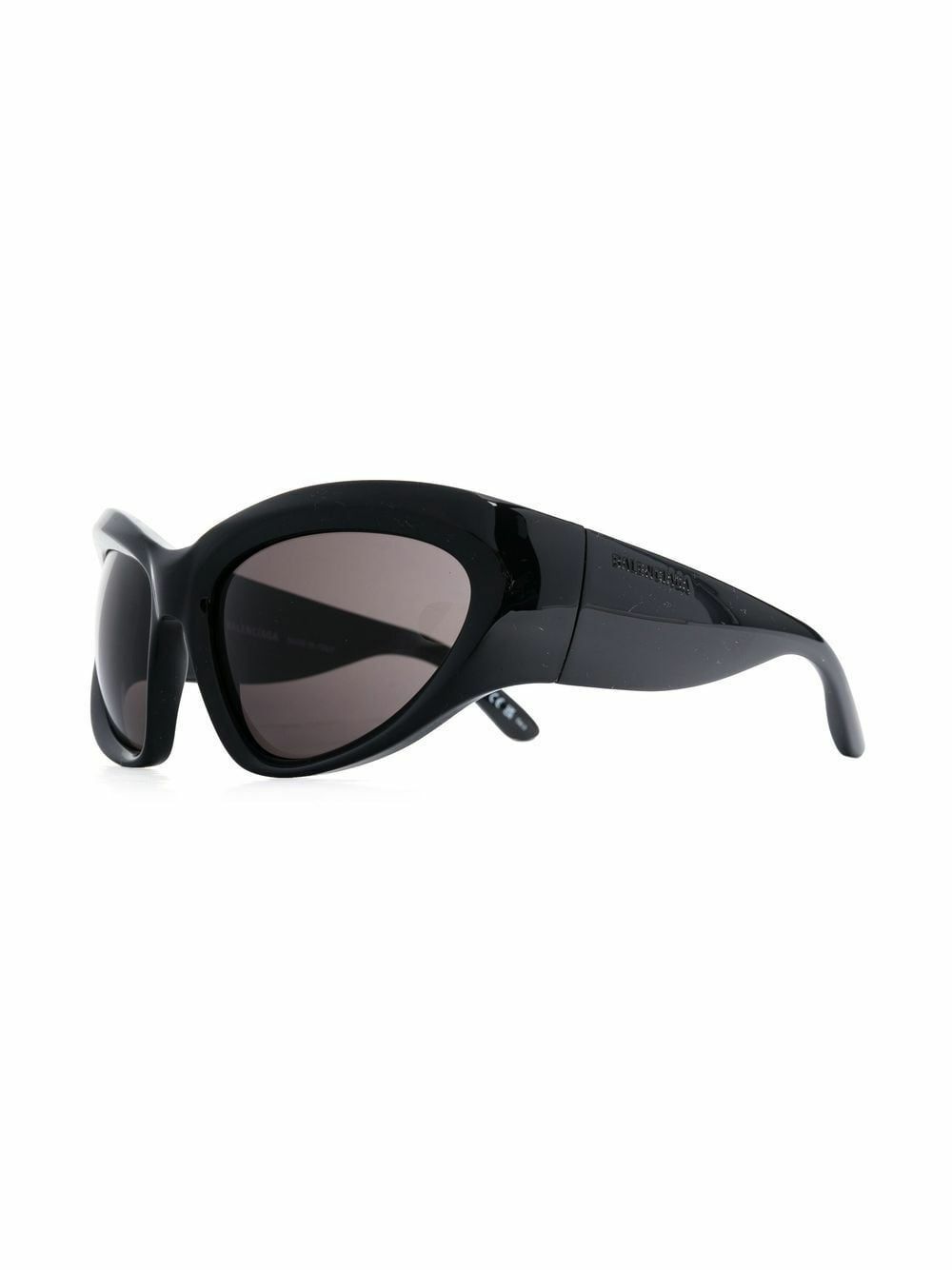 Balenciaga Eyewear Black Oversized Sunglasses Balenciaga