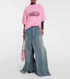 Balenciaga Double front effect denim pants