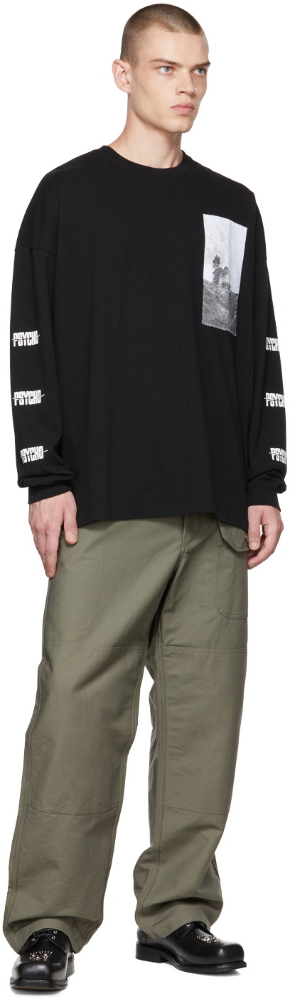 Undercover Black Graphic Long Sleeve T-Shirt