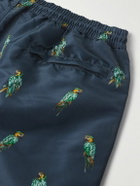 Paul Smith - Straight-Leg Short-Length Printed Recycled Swim Shorts - Blue