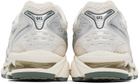 Asics Off-White & Silver Gel-Kayano 14 Sneakers