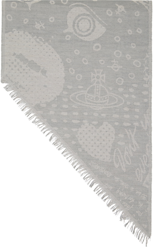 Photo: Vivienne Westwood Gray Two Point Scarf