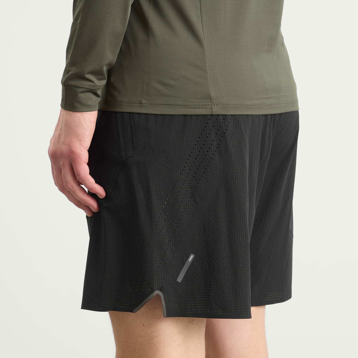 SOAR Men's Long Summer Shorts in Black