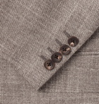 Kingsman - Harry's Brown Mélange Wool, Silk and Cashmere-Blend Suit Jacket - Brown
