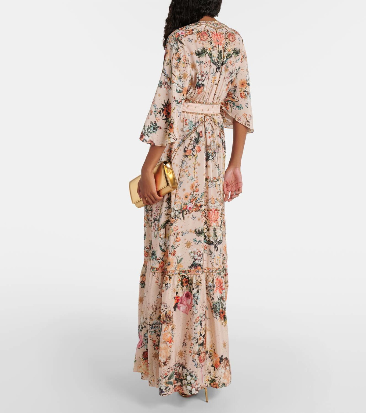 Camilla Floral embellished silk maxi dress Camilla