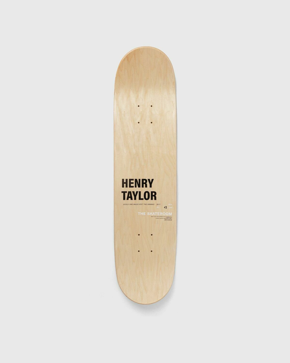 The Skateroom Limited Edition   Henry Taylor Cicely And Miles Visit The Obamas Deck Multi Home Deco