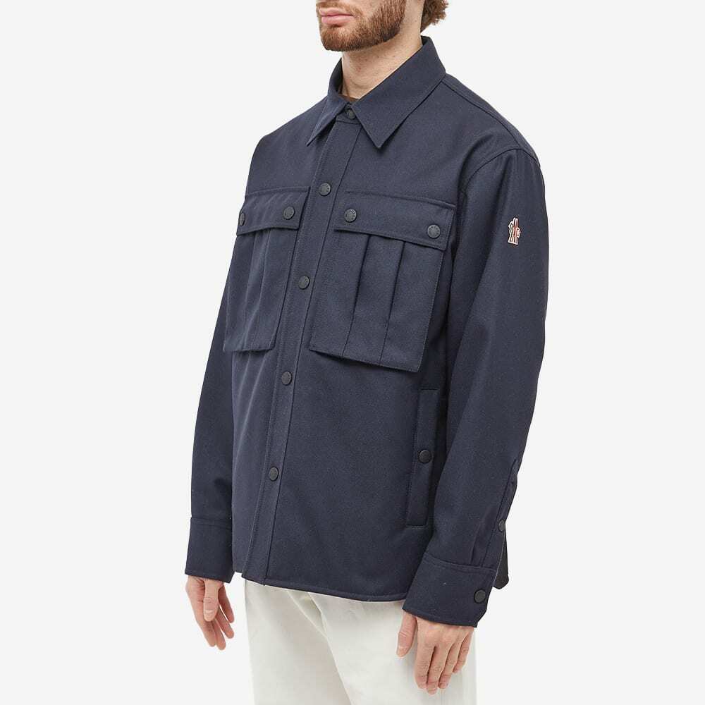 ★【MONCLER GRENOBLE】POCHET ★オーバーシャツジャケット Moncler Grenoble Men's Ornon Down Shirt Jacket in Navy