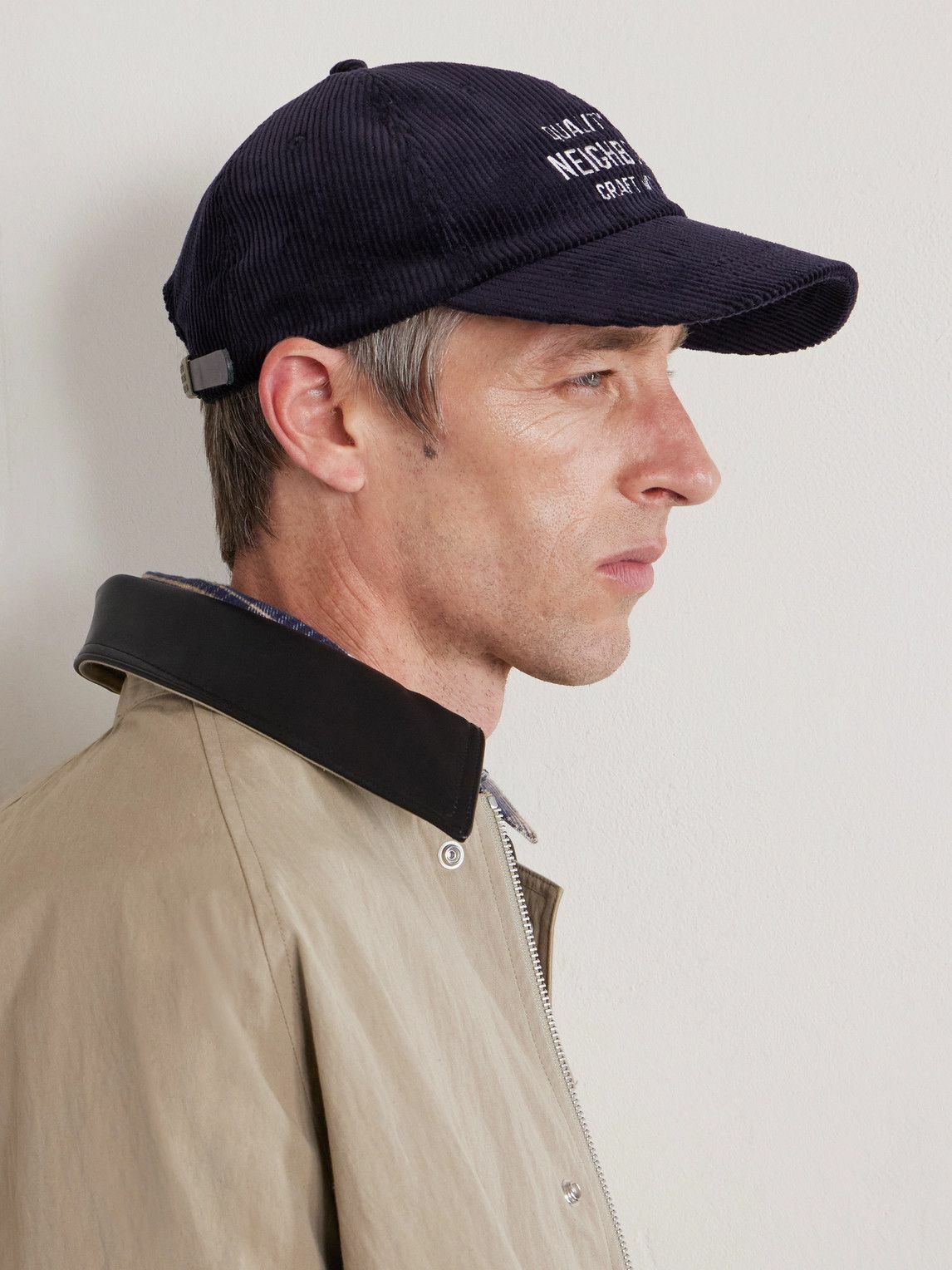 Neighborhood - Logo-Embroidered Cotton-Corduroy Baseball Cap