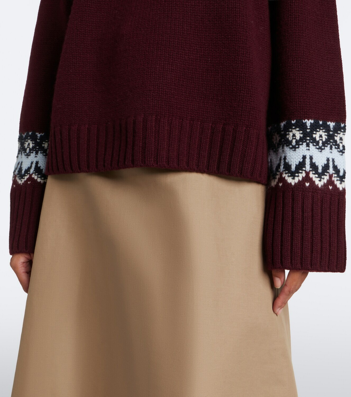 Arch4 Moriond Fair Isle cashmere sweater