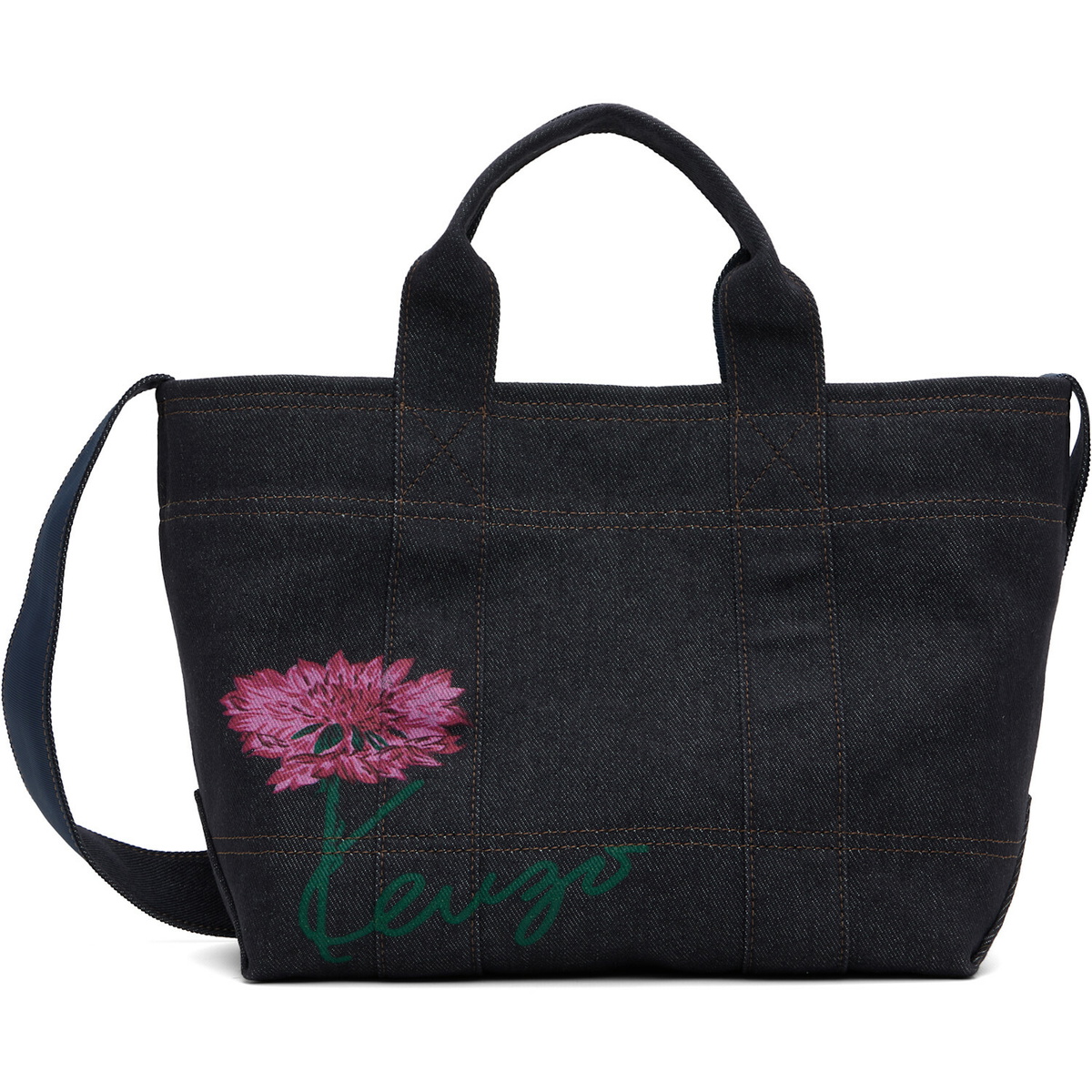 Kenzo Navy Kenzo Paris 'Kenzo Tulip' Small Tote