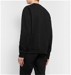 Fendi - Logo-Detailed Fleece-Back Cotton-Jersey Sweatshirt - Black