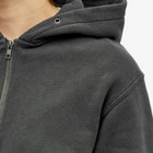 Joah Brown Women's Empire Zip Hoodie in Washed Black